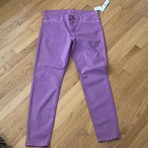 Hudson Purple Jeans NEVER WORN W TAG